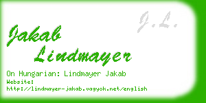 jakab lindmayer business card